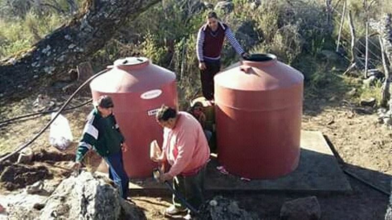 Agua potable para la localidad del Lindero, en El Alto