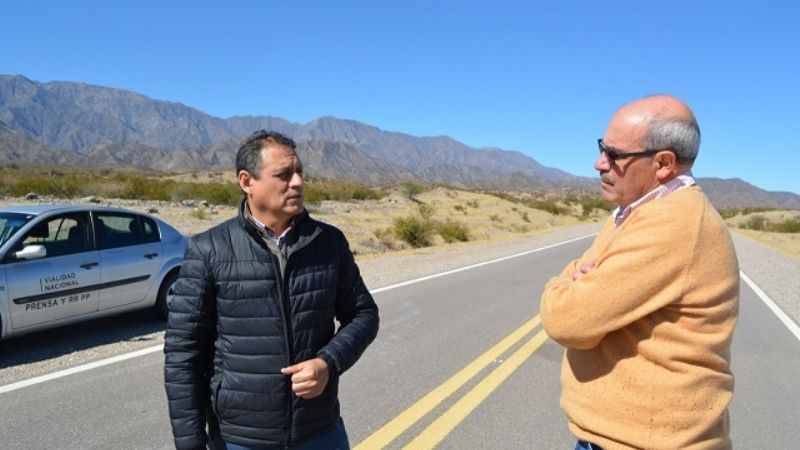 Autoridad nacional de Vialidad supervisó los trabajos en La Cébila