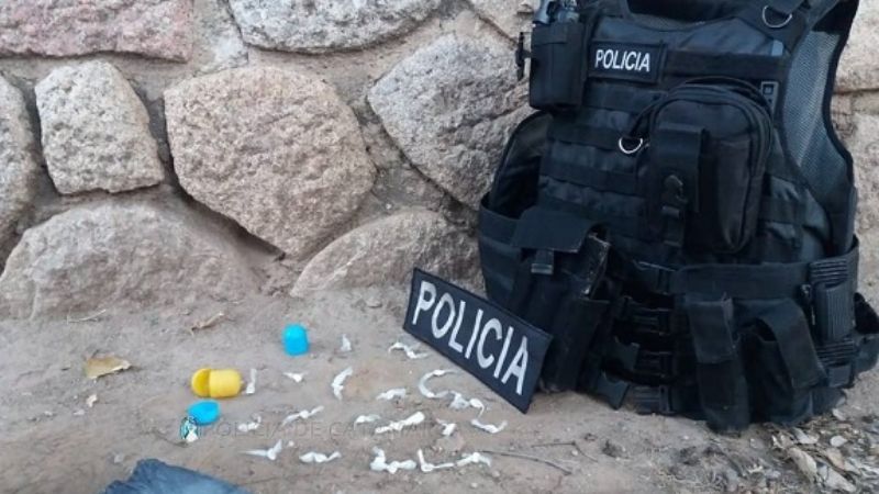 Secuestran dosis de cocaína y detienen a dos personas