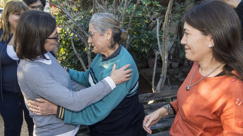 La gobernadora destacó la gestión de Gustavo Saadi