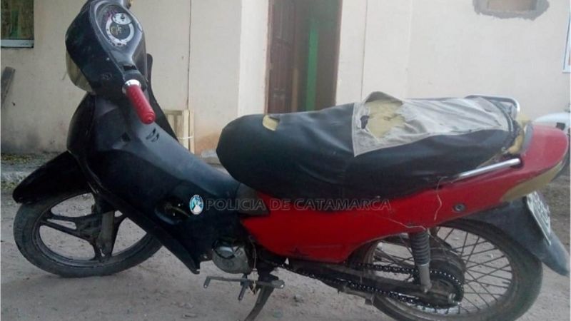 Por inconsistencia en los papales, le secuestran la moto