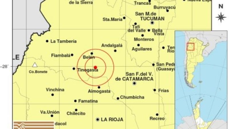 Dos temblores en el día del eclipse