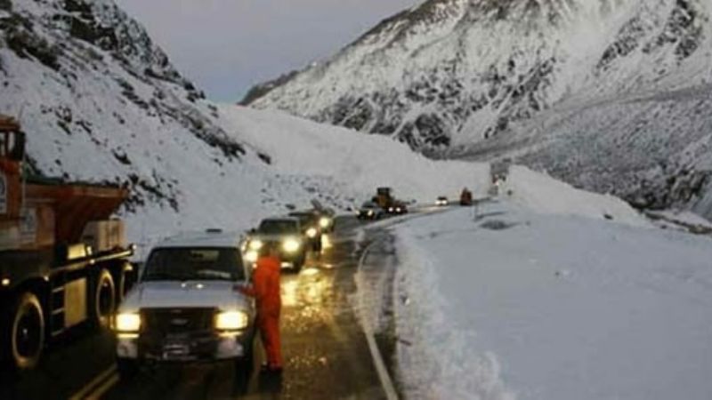 La Cébila intransitable y cerrado el Paso San Francisco