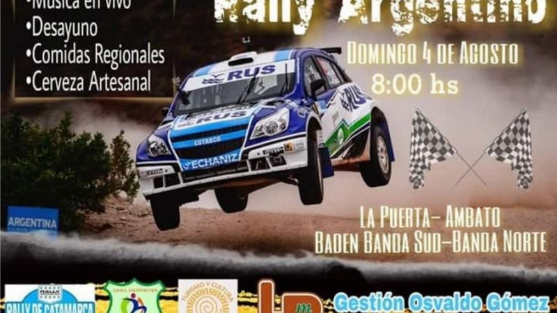 La Puerta se prepara con todo para recibir el Rally Argentino