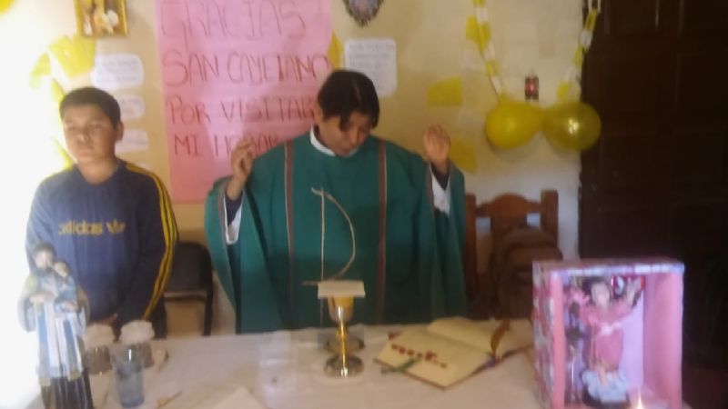 Novena misionera en honor a San Cayetano en Guayamba