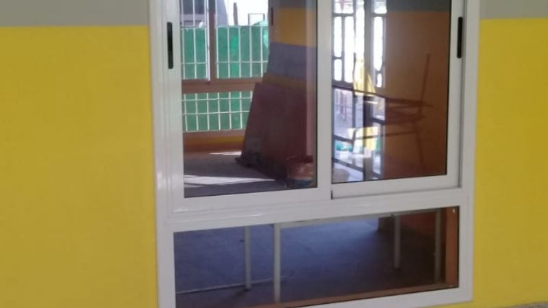 Lucía inaugura obra en Recreo