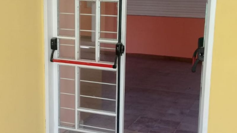 Lucía inaugura obra en Recreo