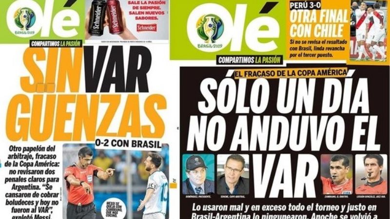 La seguridad de Bolsonaro interfirió el VAR