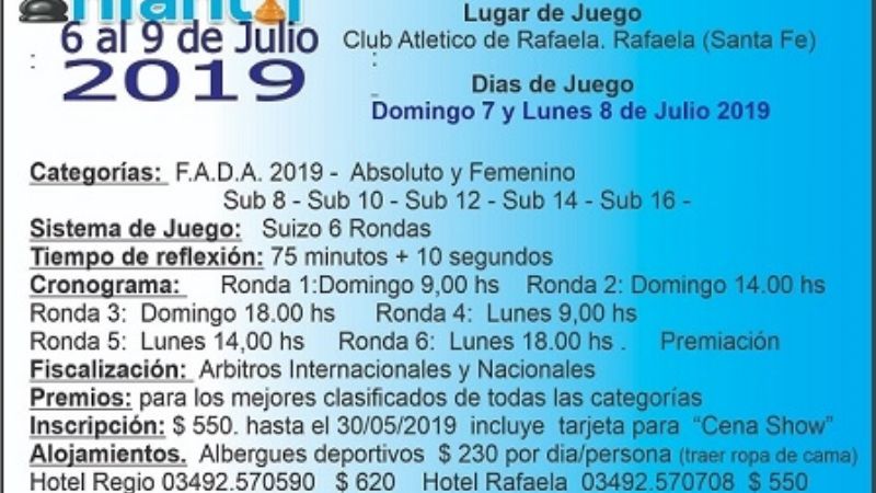 Delegación catamarqueña viaja al Nacional de Ajedrez en Santa Fe