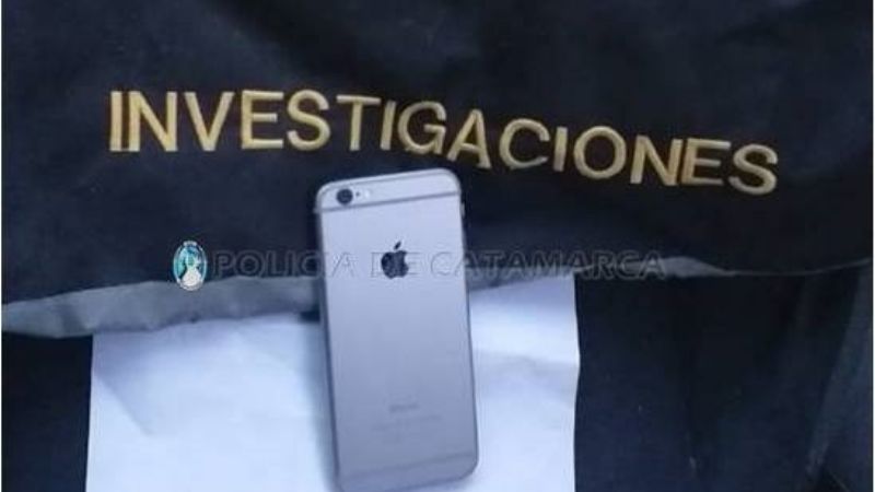 Le robaron el Iphone en una repartición pública