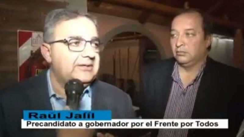 Jalil visitó Recreo y dejó un mensaje de unidad a los precandidatos
