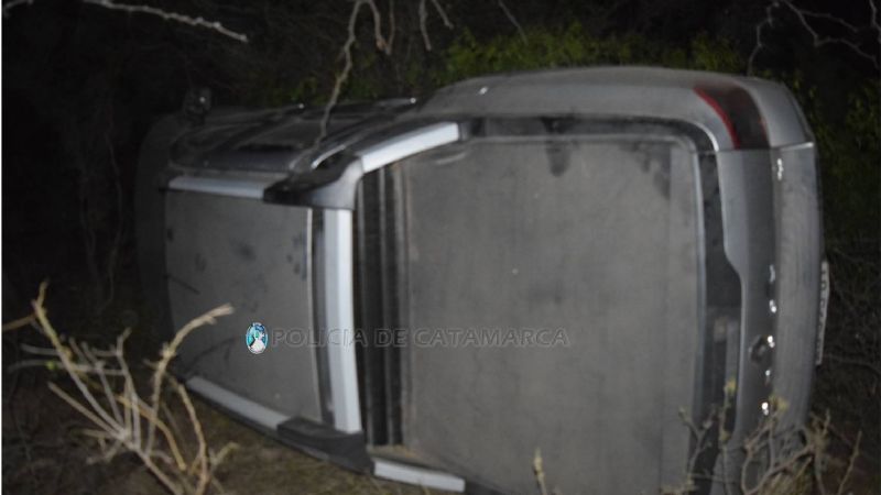 Vuelco en Valle Viejo