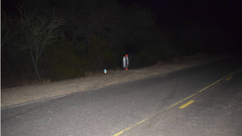 Vuelco en Valle Viejo