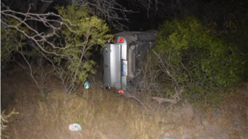 Vuelco en Valle Viejo