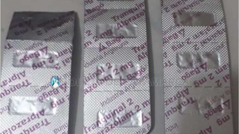 Atrapan a una pareja con ansiolíticos