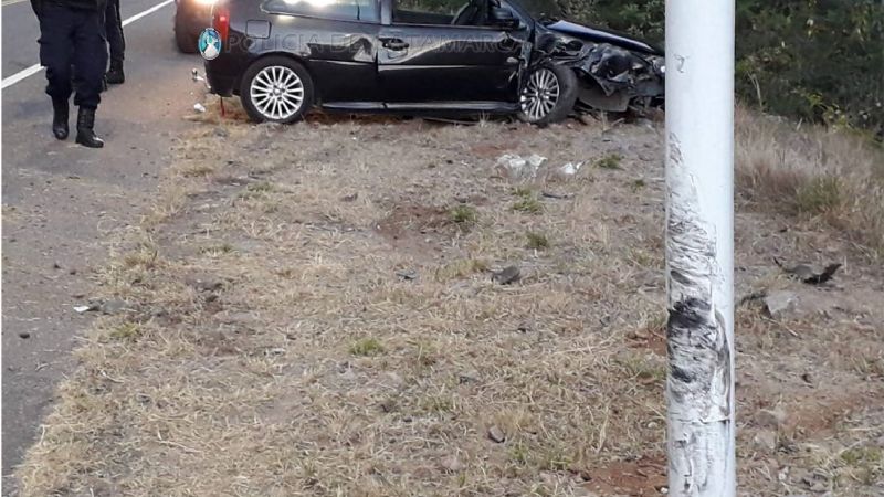 Vuelco en la Quebrada de Moreira