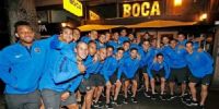 BOCA en el resto, bar y parrillada que lleva el nombre del club.