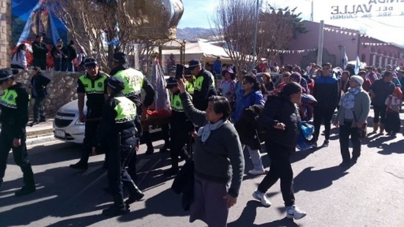 Cierre de la visita de la Virgen a la Arquidiócesis de Tucumán en Tafí del Valle