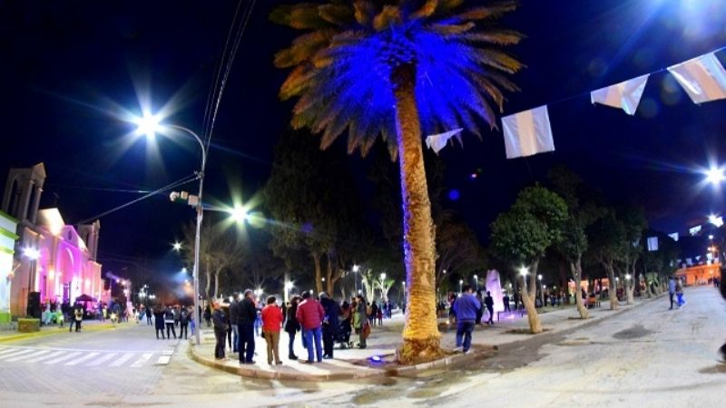 Gómez dejo inaugurada la remodelación de la plaza de San José