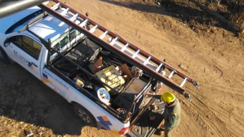 Trabajan para mejorar el servicio eléctrico en Lavalle y Saujil