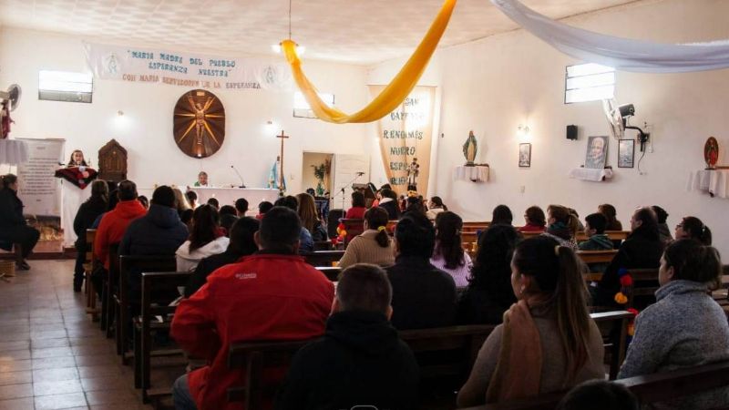 Continúan los actos litúrgicos en honor a San Cayetano en Santa Rosa