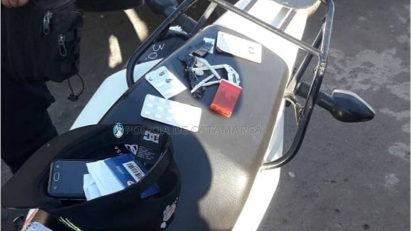 Atrapan a ladrón con cigarrillos de marihuana y ansiolíticos