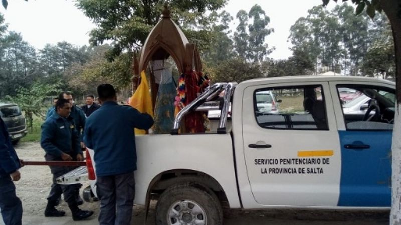 La Virgen del Valle visitó a los privados de la libertad en Orán