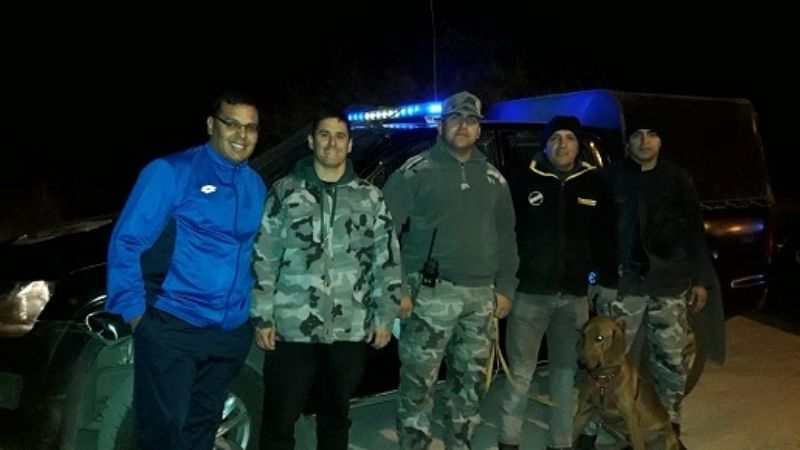 Un joven que faltaba de su hogar fue encontrado por un perro de la policía