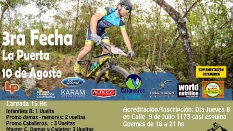 El Ambateño de MTB con la 3ra. fecha en La Puerta
