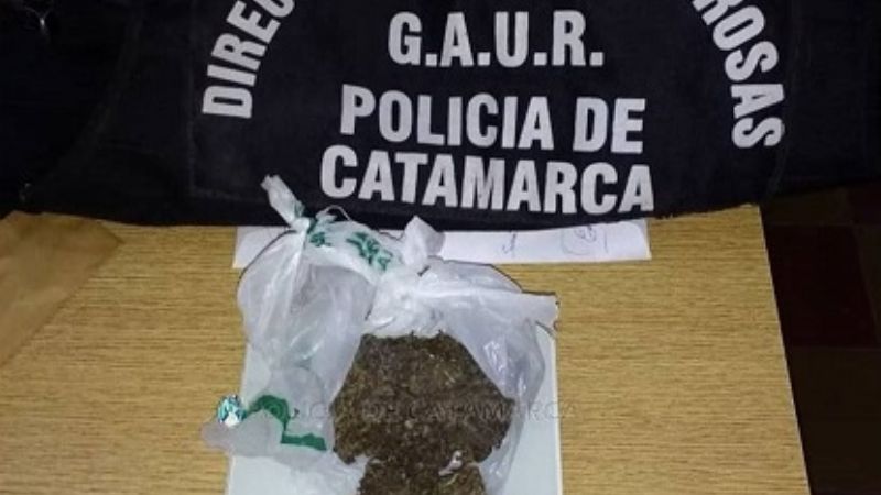 Detenidos con marihuana en Fiambalá