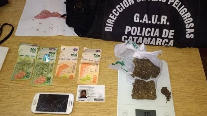 Detenidos con marihuana en Fiambalá