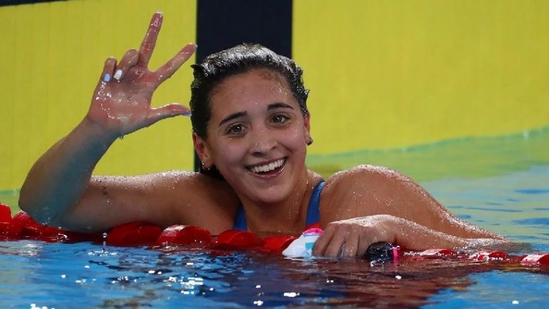 Delfina Pignatiello ganó su tercera medalla de oro