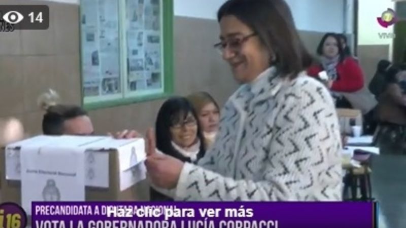 Para Corpacci, la elección de hoy será "definitiva"