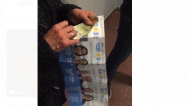 Impugnaron voto que tenía un billete de $500