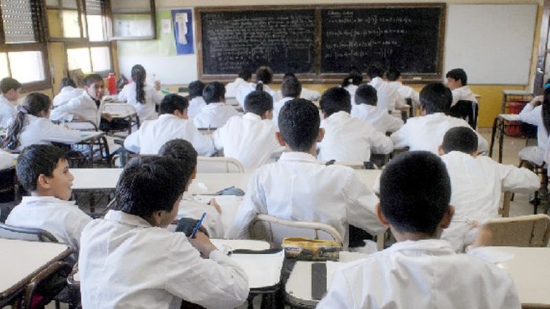 La actividad en las escuelas será normal en el turno tarde