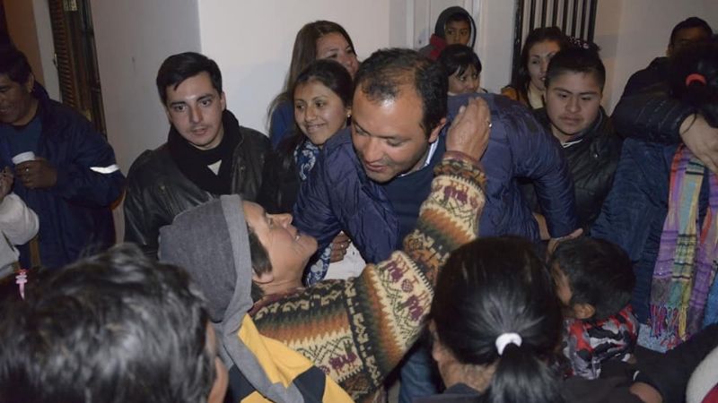 Sánchez obtuvo el 71% de apoyo de la comunidad santamariana