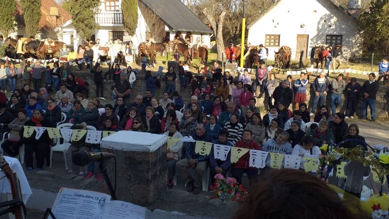 Honraron a San Cayetano en Guayamba y El Lindero