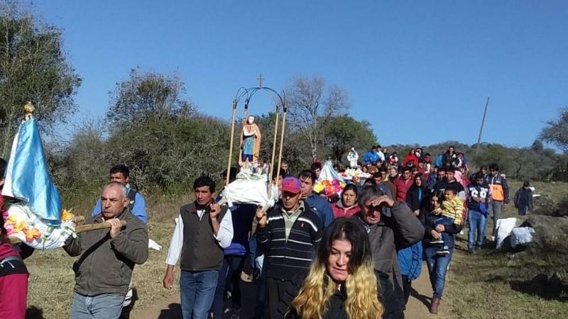 Honraron a San Cayetano en Guayamba y El Lindero