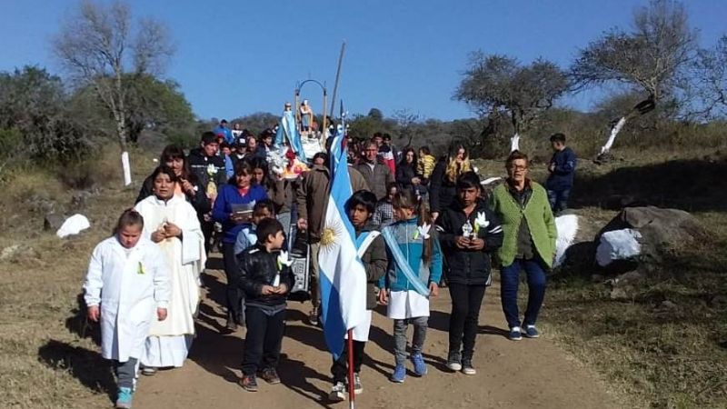 Honraron a San Cayetano en Guayamba y El Lindero
