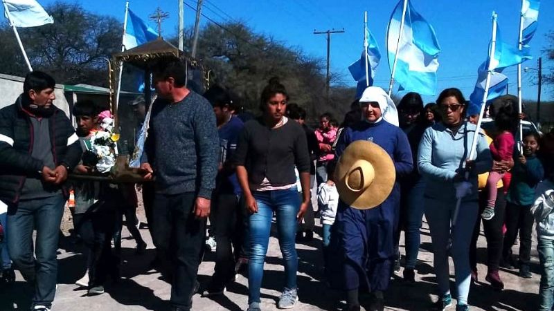 La Madre Morena recorre la Diócesis de Añatuya