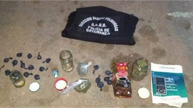 Detienen a 3 personas que retiraban de la Terminal una encomienda con marihuana