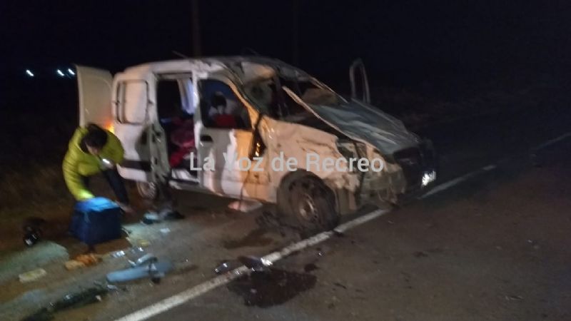 Un bebé murió tras un fuerte choque con un animal en la ruta 157