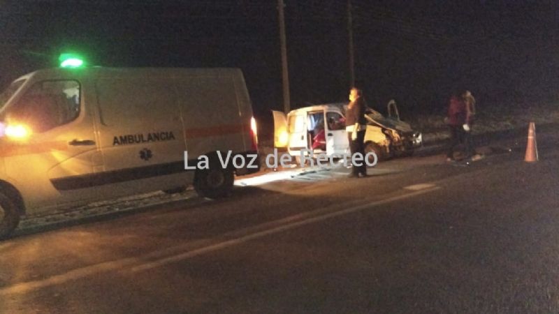 Un bebé murió tras un fuerte choque con un animal en la ruta 157