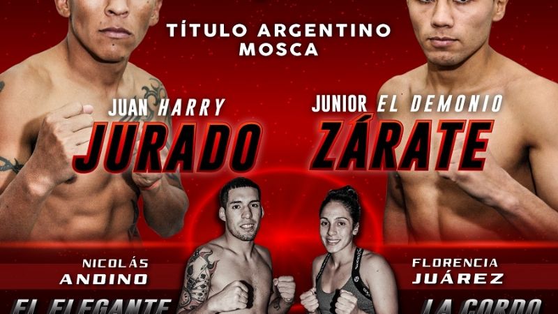 Jurado vs. Junior Zárate II por  la “Revancha en La Quema”