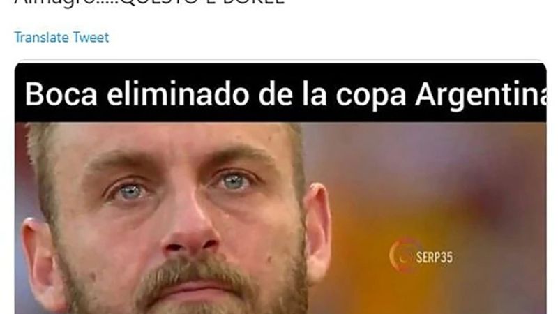 Almagro hizo estallar las cargadas a Boca, Macri y De Rossi