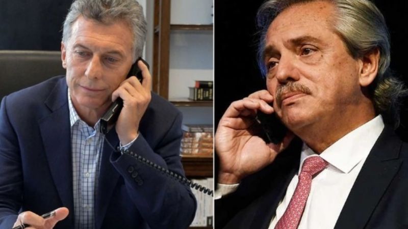 Finalmente, Macri y Alberto Fernández tuvieron un contacto telefónico