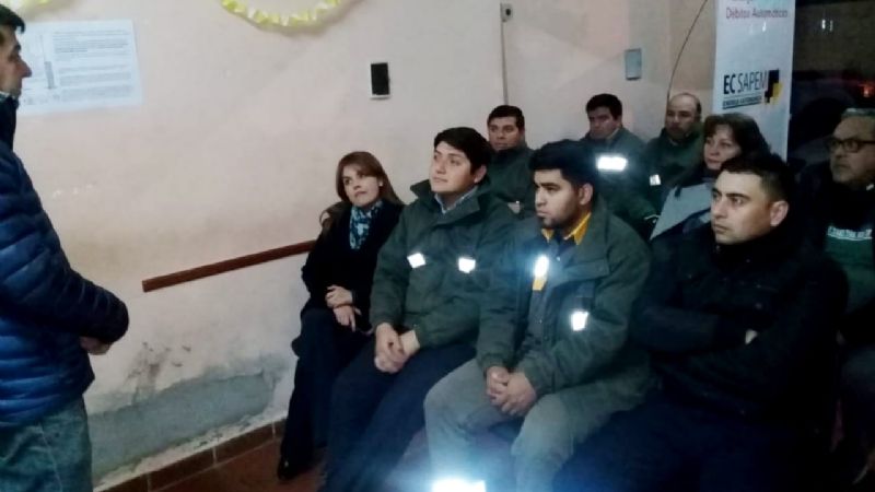 La imagen de San Roque visita EC SAPEM y barrios de Recreo