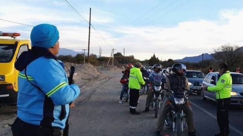 Controles en Santa María por las festividades de San Roque