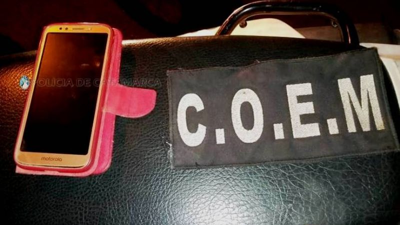 Aprehenden a un joven y recuperan un celular robado