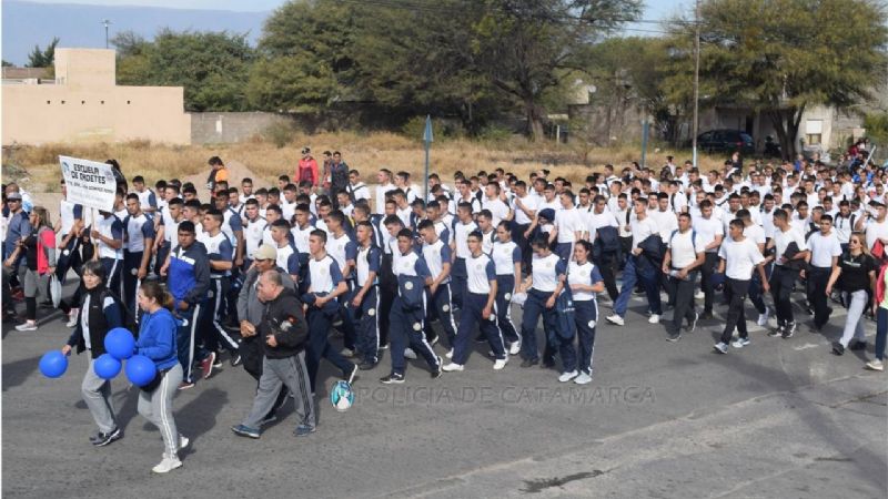 Policías peregrinaron para dar gracias a la Virgen
